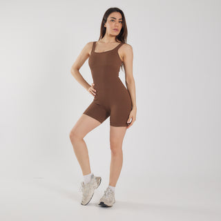 Seamless Bodysuit in Toffee