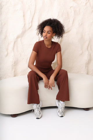 CloudForm Short Sleeve — Cocoa