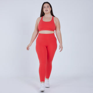Serenity Pocket Legging in Candy Apple Red - 24"
