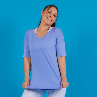 Relaxed Tee in Powder Blue - FINAL SALE