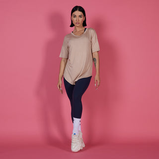 Relaxed Tee in Chai