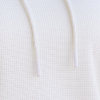 Dream Waffle-Knit Pullover in Cream - FINAL SALE